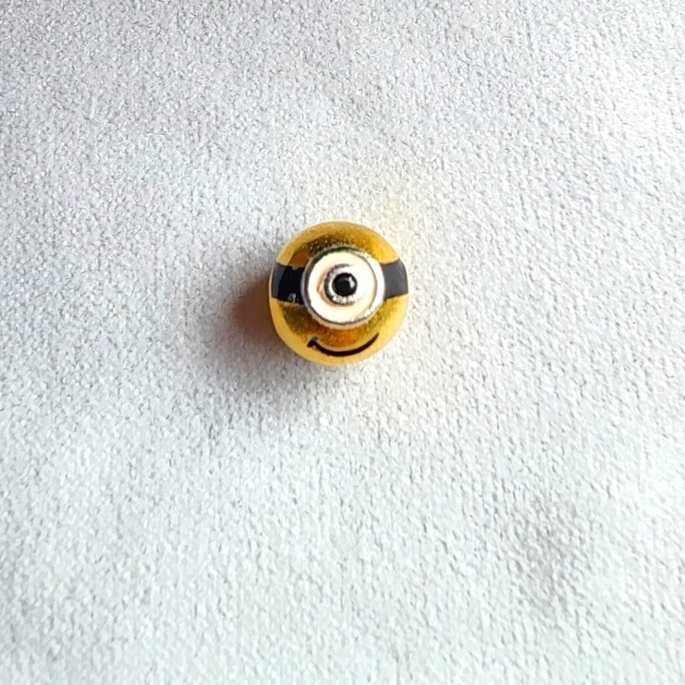 New Despicable Me Minion silver charm for Pandora bracelet